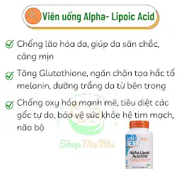 vien uong alpha lipoic acid doctor best 4