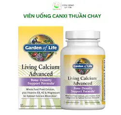 vien uong canxi thuan chay garden of life living calcium 1 1