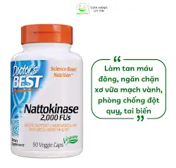 vien uong phong chong dot quy tai bien Doctors Best Nattokinase 2 000 FU 1 1